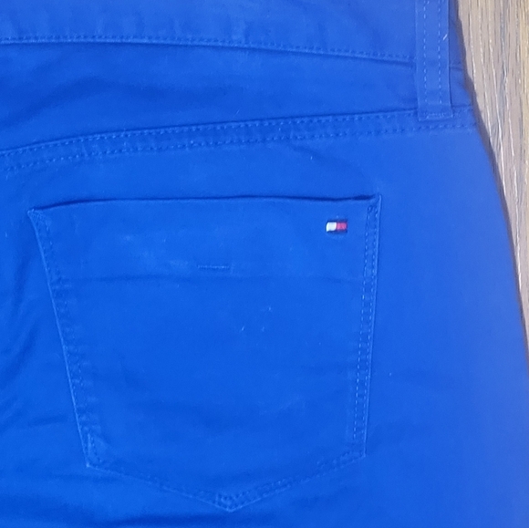 Tommy Hilfiger Women’s Size 4 Dark Blue Logo Pants Casual Dressy B63 - Picture 11 of 11